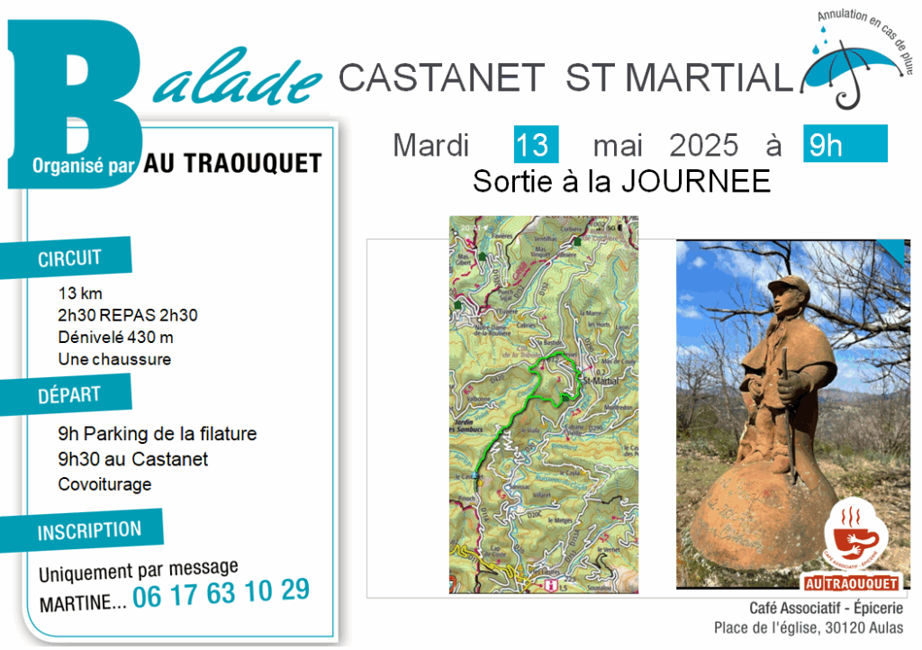 balade le castanet saint martial