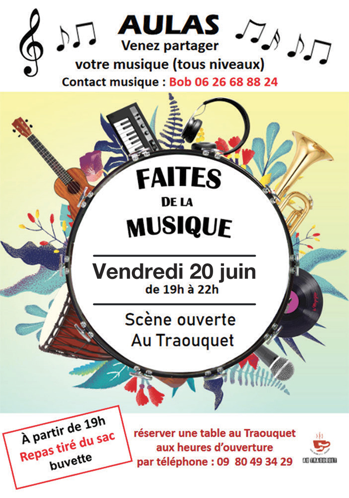 faites de la musique au traouquet aulas