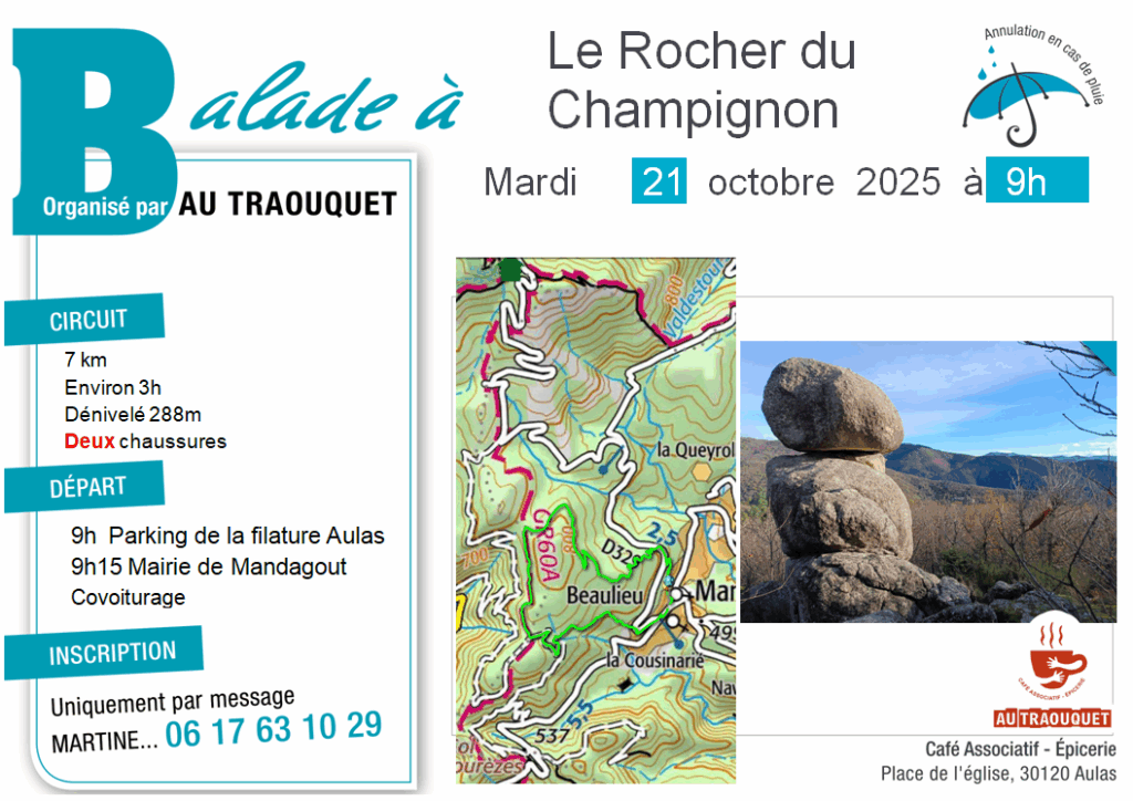 Balade du mardi mandagout