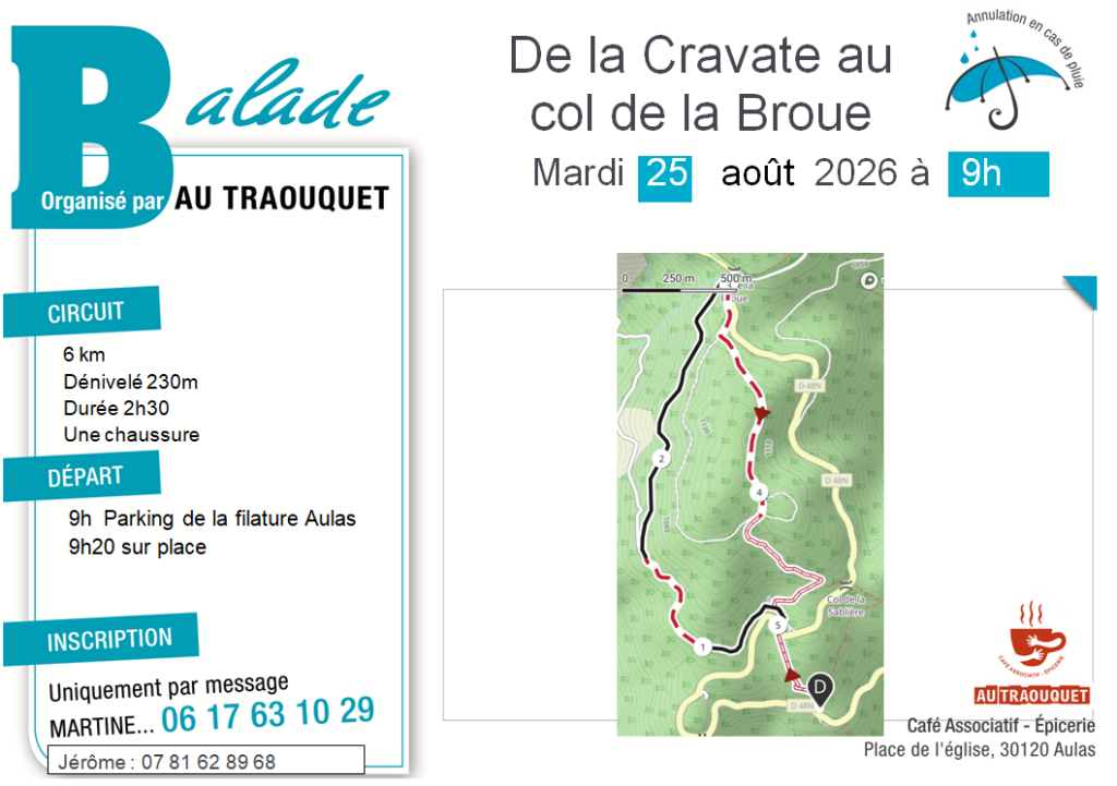 Balade Col de la Broue traouquet